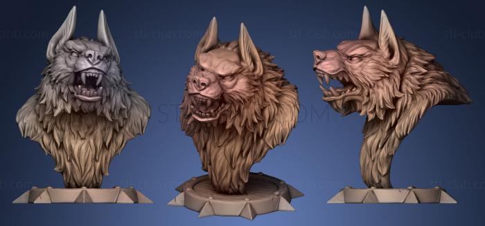 3D model Werewolf agressive (STL)
